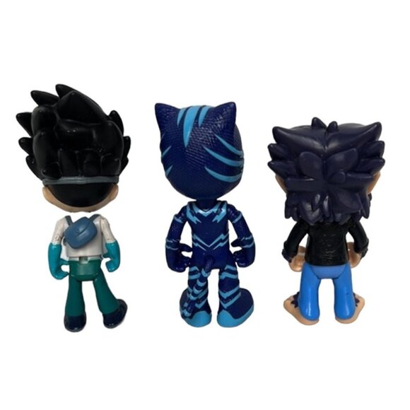 PJ Masks figures lot of 3 Wolfie VillainBlue Catboy Romeo action figures - Picture 2 of 12